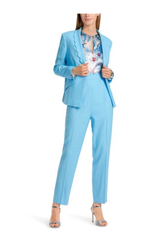 MARC CAIN Business-Hose azurblau