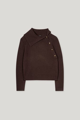 LUISA CERANO Wollpullover braun
