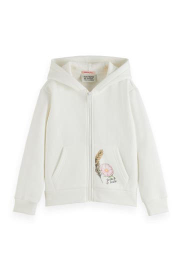 SCOTCH & SODA Sweatjacke offwhite