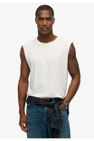 SUPERDRY Tank Top weiß