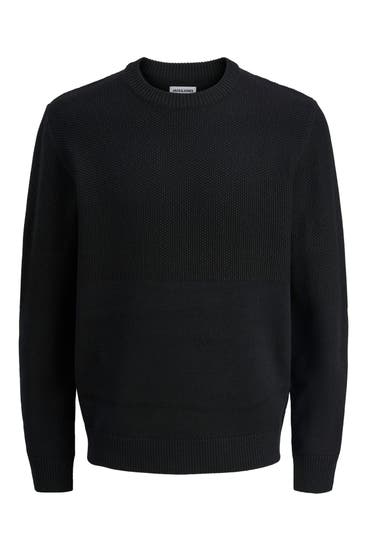 JACK & JONES - Strickpullover 'Carl' schwarz