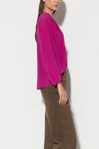 LUISA CERANO Seidenmix-Bluse pink