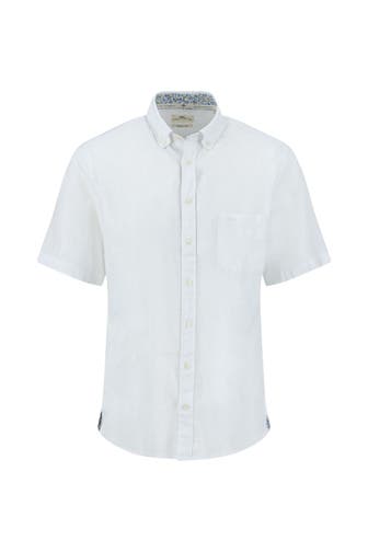 FYNCH-HATTON Kurzarmhemd weiß Regular Fit