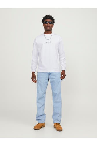 JACK & JONES Longsleeve weiß