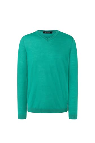 MAERZ MUENCHEN Strickpullover petrol