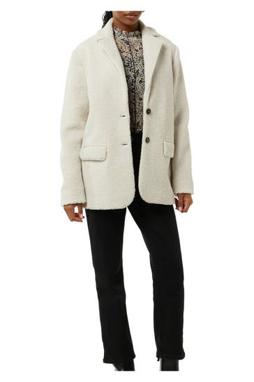 COMMA, Fleecejacke ecru