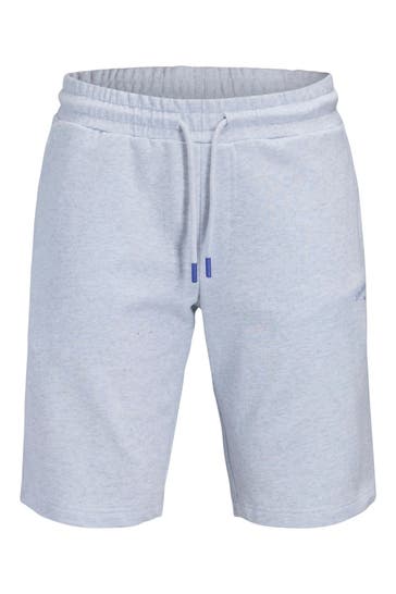 JACK & JONES Sweatshorts hellgrau