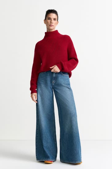 RICH & ROYAL Strickpullover rot