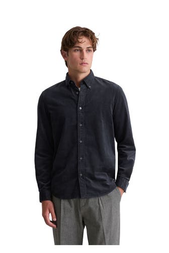 MARC O'POLO Cordhemd navy Regular Fit