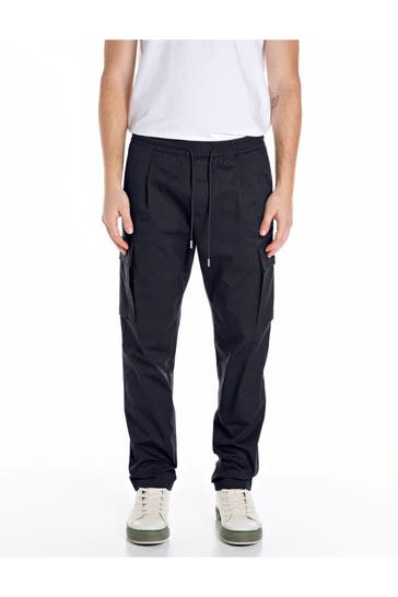 REPLAY Cargohose schwarz