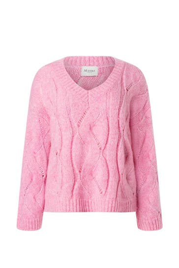 MAERZ MUENCHEN Wollmix-Pullover pink