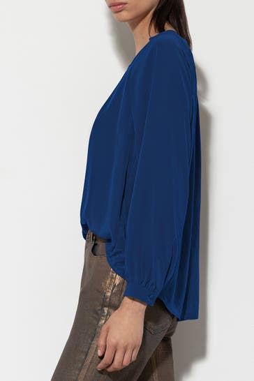 LUISA CERANO Blusenshirt navy