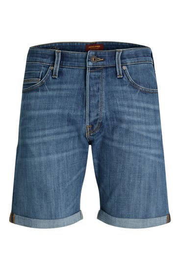 JACK & JONES - Jeansshorts 'JJichris' blau