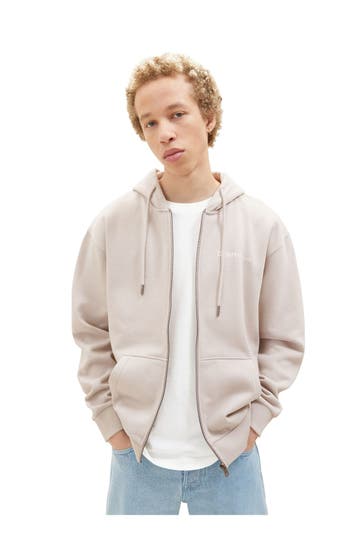 TOM TAILOR Sweatjacke greige