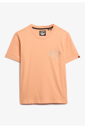 SUPERDRY T-Shirt pfirsich