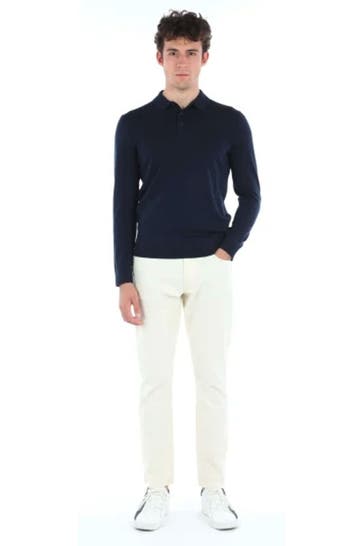 MICHAEL KORS Feinstrick-Polo dunkelblau