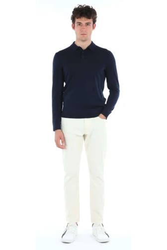 MICHAEL KORS Feinstrick-Polo dunkelblau