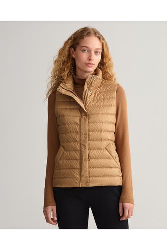 GANT Light-Daunenwestweste hellbraun