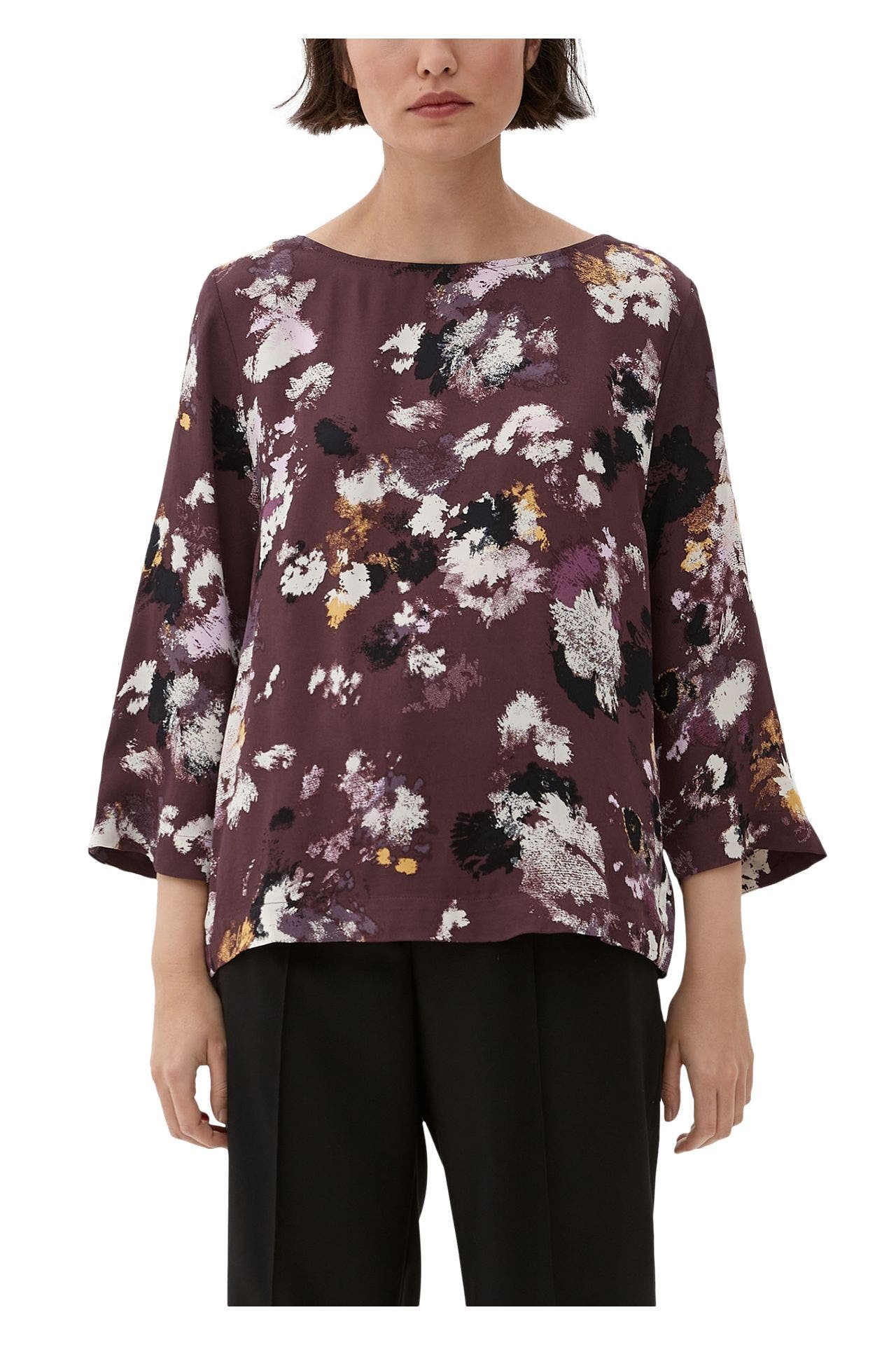 S.OLIVER BLACK LABEL Blusenshirt gemustert, Bild 1