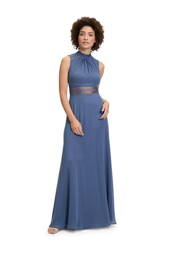 VERA MONT Abendkleid graublau
