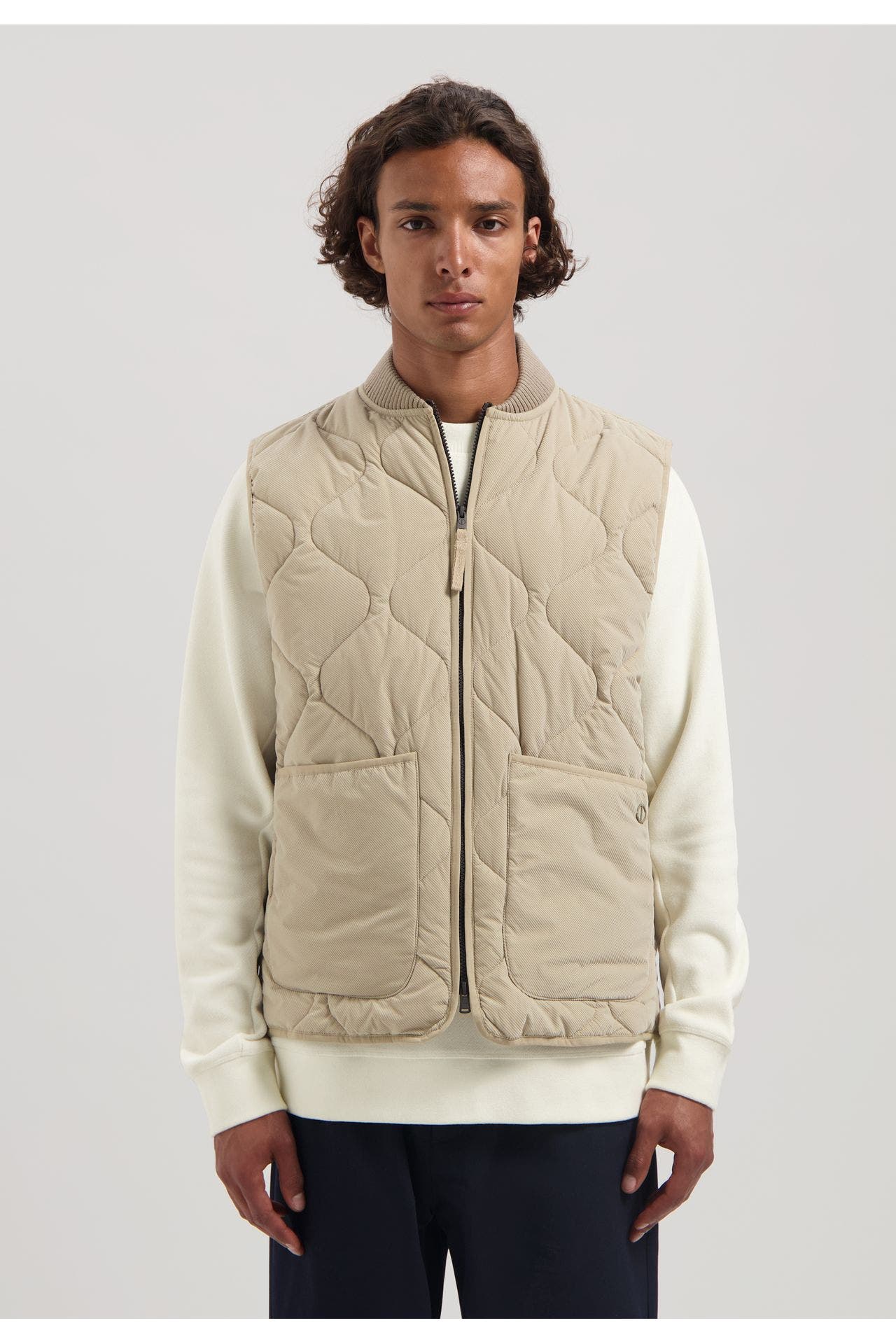 DSTREZZED Weste 'Ives' beige, Bild 1