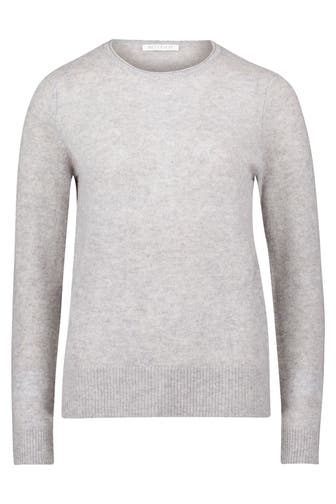 BETTY & CO Kaschmirpullover hellgrau meliert