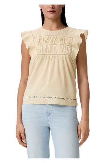 COMMA, Blusentop beige