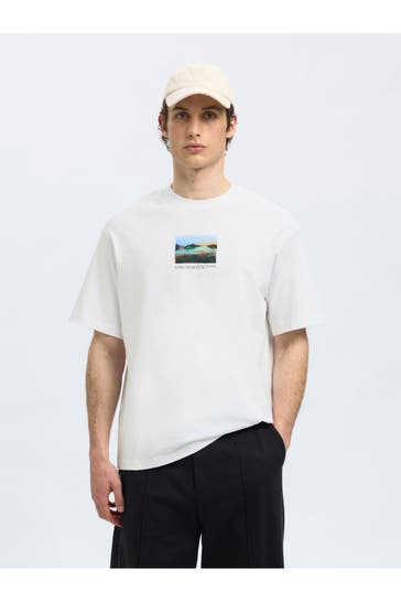 SELECTED T-Shirt weiß