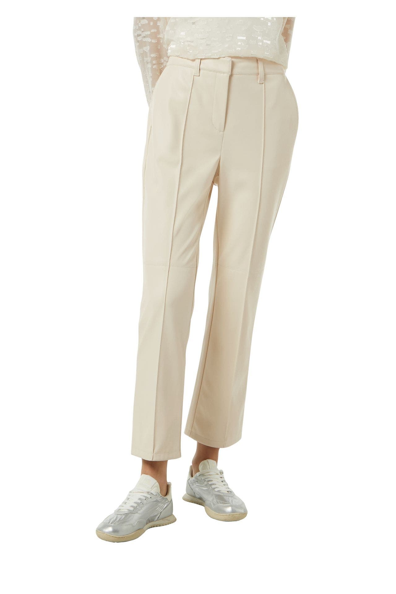 COMMA, Lederimitat-Hose beige, Bild 1