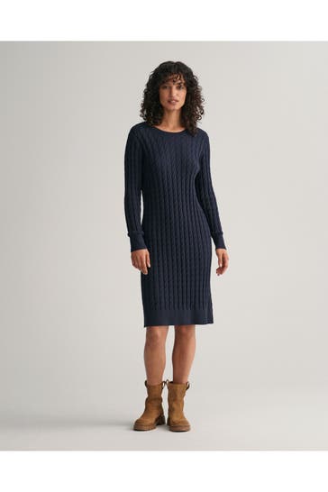 GANT Strickkleid nachtblau
