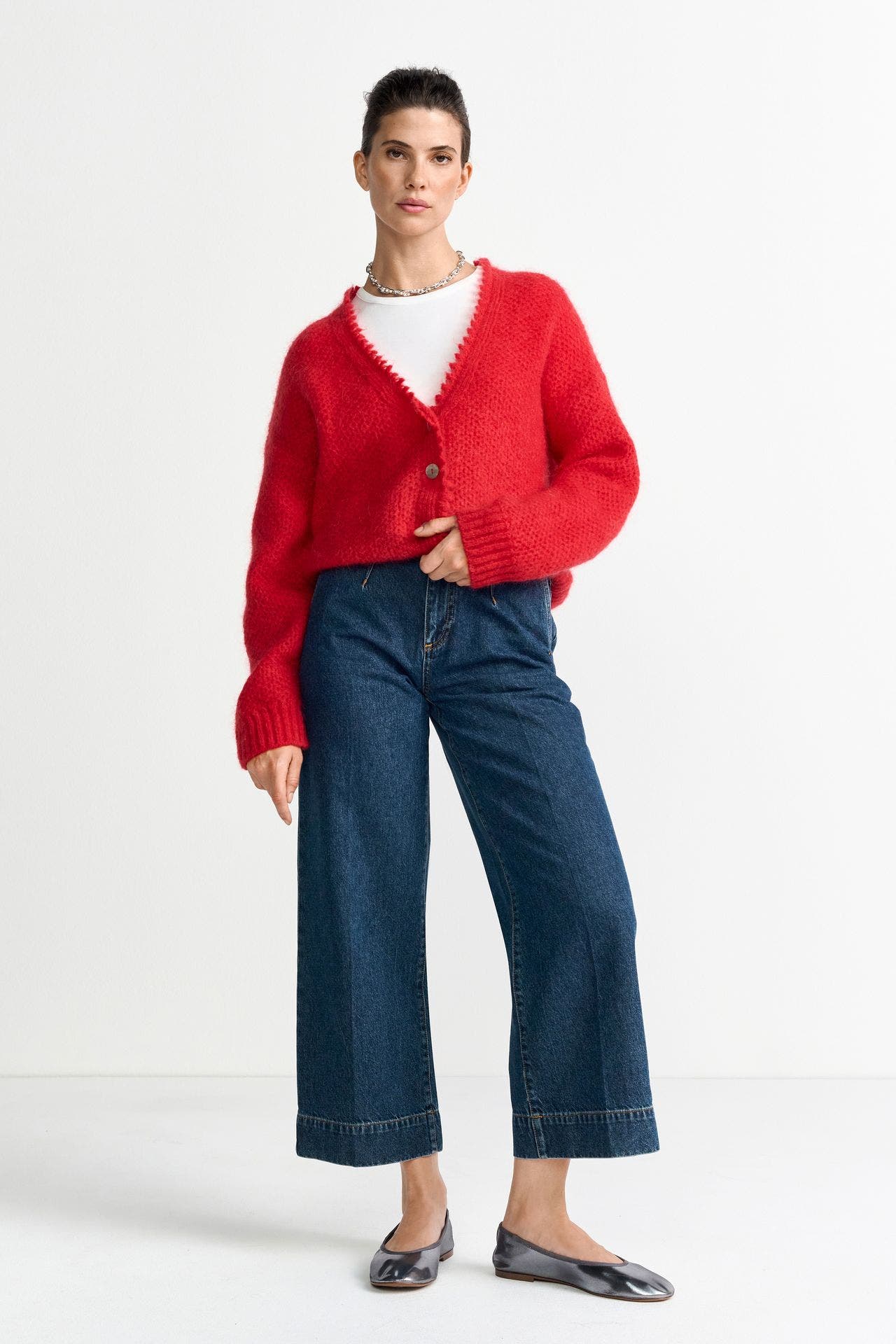 RICH & ROYAL Strickjacke rot, Bild 1