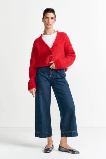 RICH & ROYAL Strickjacke rot