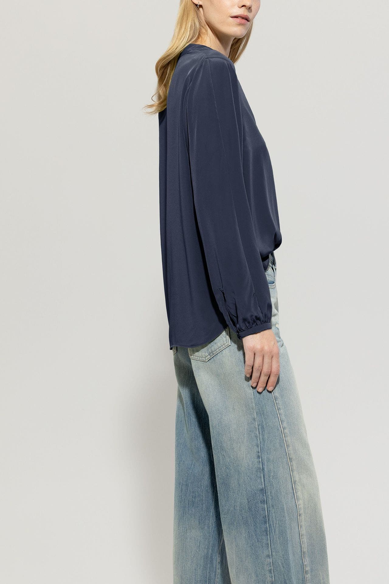LUISA CERANO Bluse navy, Bild 1