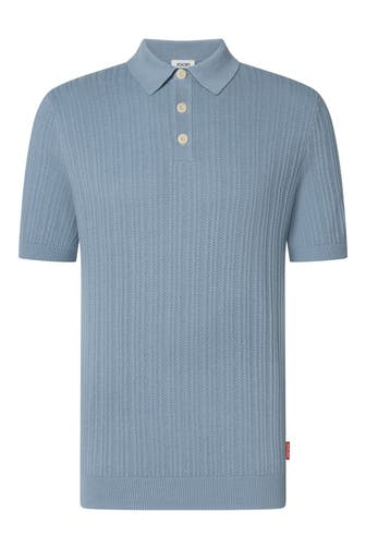 JOOP! JEANS Strick-Polo 'Colinor' himmelblau