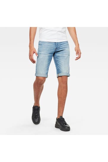 G-STAR Jeansshorts '3301' hellblau