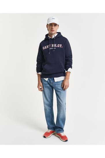 GANT Hoodie dunkelblau