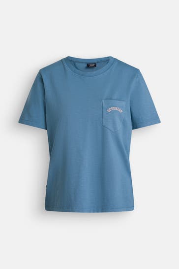 SUPERDRY T-Shirt blau