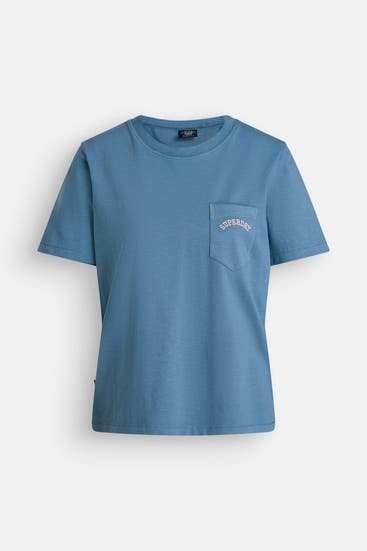 SUPERDRY - T-Shirt blau