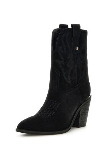 GUESS 'Saleem' black cowboy boots