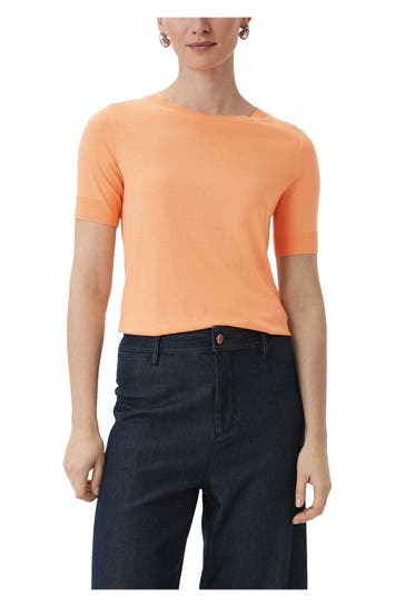 COMMA, T-Shirt hellorange