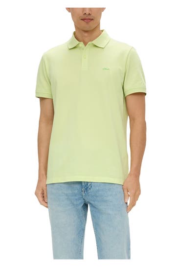 S.OLIVER Polo-Shirt limettengrün