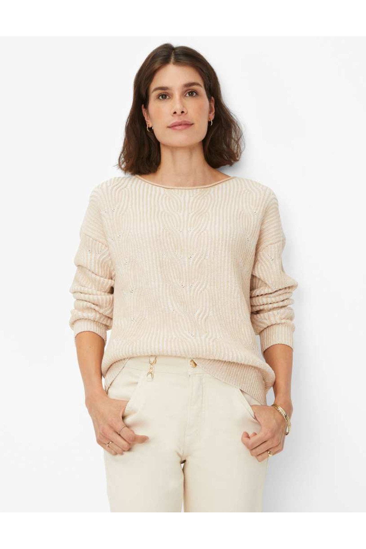 BRAX Strickpullover 'Lesley' beige, Bild 1