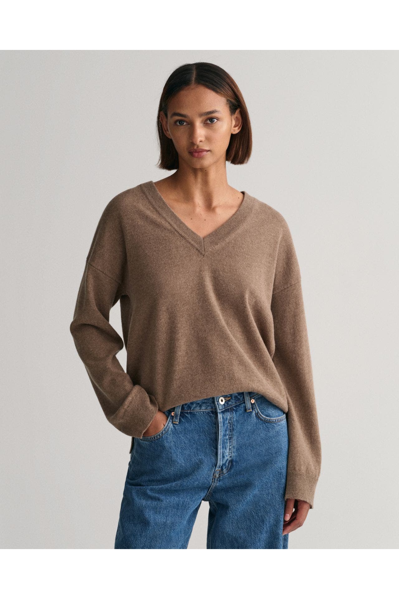GANT Strickpullover taupe, Bild 1