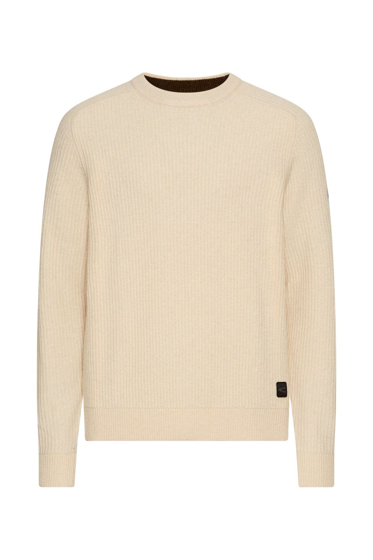 CAMEL ACTIVE Wollpullover creme, Bild 1