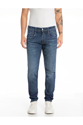 REPLAY Jeans dunkelblau slim