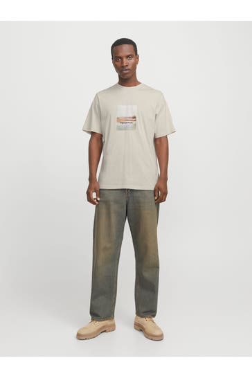 JACK & JONES T-Shirt beige