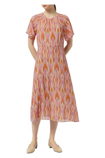 COMMA, Maxi-Kleid gemustert