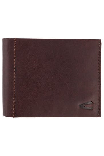 CAMEL ACTIVE Ledergeldbörse 'Niagara' dunkelbraun