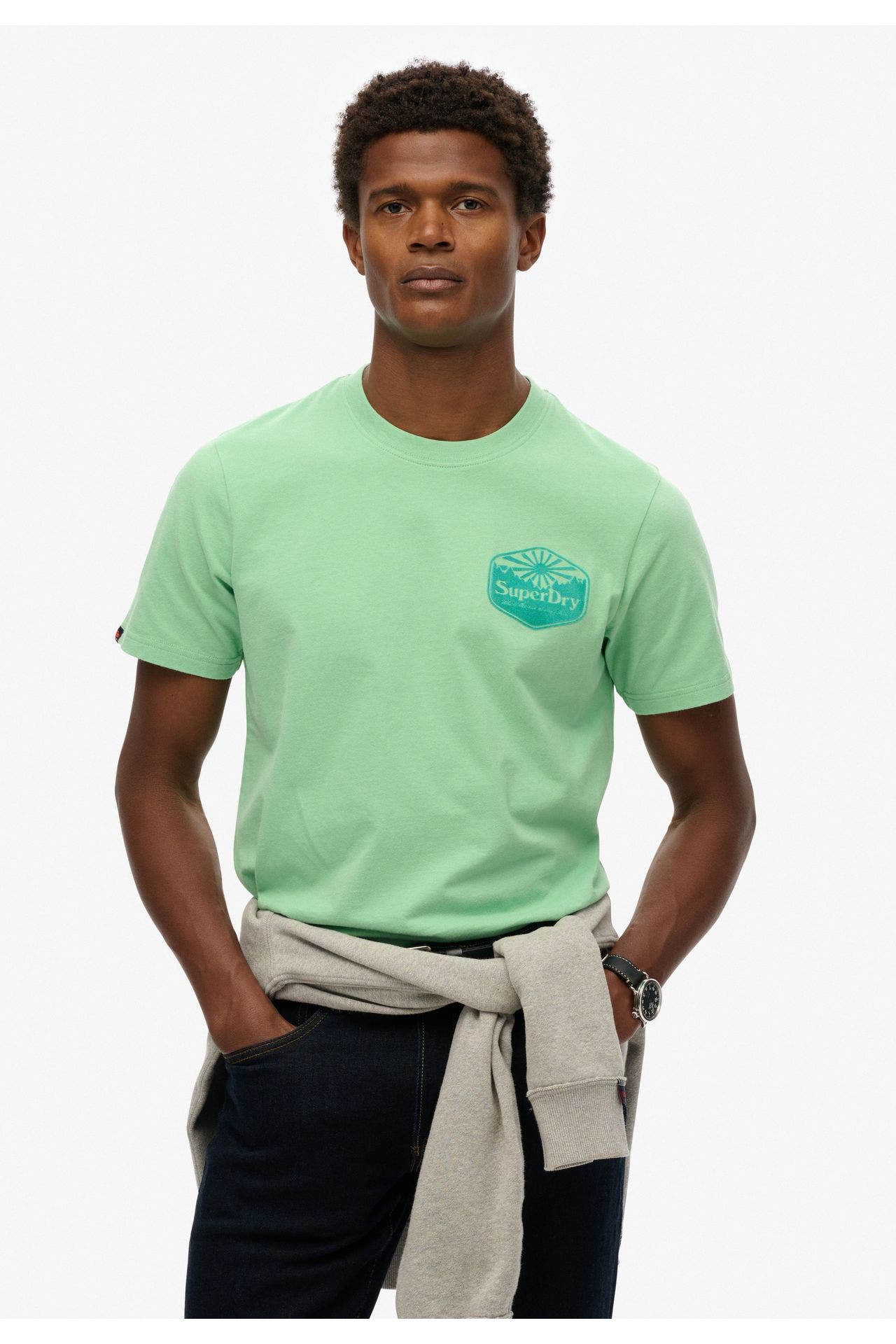 SUPERDRY T-Shirt pastellgrün, Bild 1