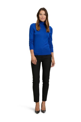 BETTY BARCLAY Rollkragenpullover royalblau
